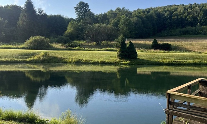 Sidney Center Casa | Wyman’s Willow. Home on sprawling property with a pond, hiking & wildlife.