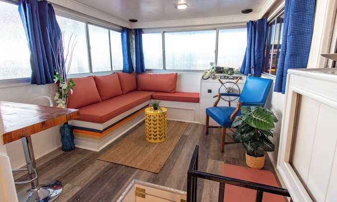 Azle Alquiler De Eote | You're on a Boat 2!! Charming Houseboat on Eagle Mountain Lake