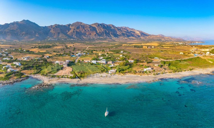 Frangokastellon Casa | Casa familiar Zefiros cerca de la playa