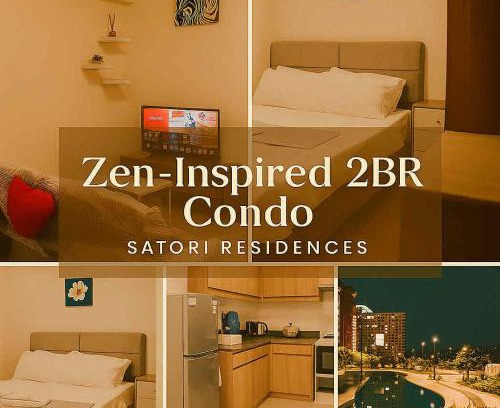 Santolan Apartamento | Zen-Inspired 2 Bedroom Condo Satori Residences