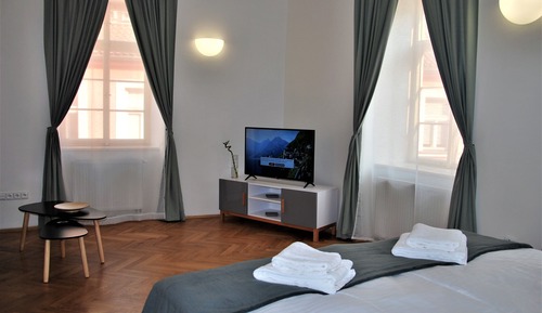 Apartamento City, 1 cama de matrimonio grande con sofá cama