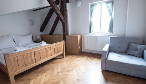 Dúplex Deluxe, 3 habitaciones, bañera, vistas a la ciudad