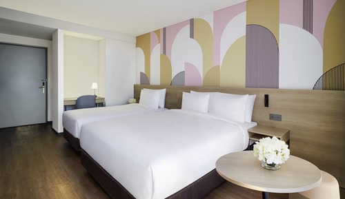 Suite superior, varias camas