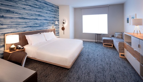 Estudio, 1 cama de matrimonio grande