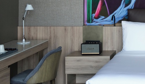 Habitación superior, 1 cama de matrimonio grande, accesible para personas con discapacidad