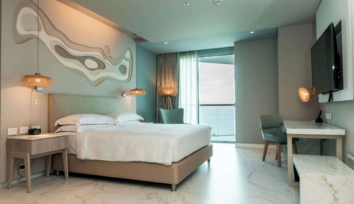 Suite, 1 cama de matrimonio grande, terraza, vistas al mar