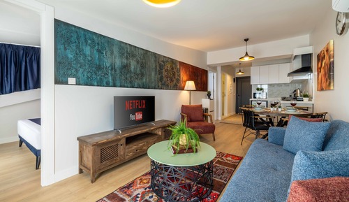 Apartamento Deluxe, varias camas, vistas al mar