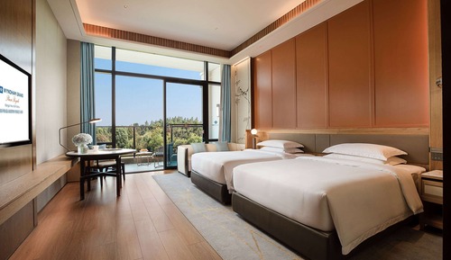 Habitación Deluxe, 2 camas individuales, no fumadores, vistas al lago