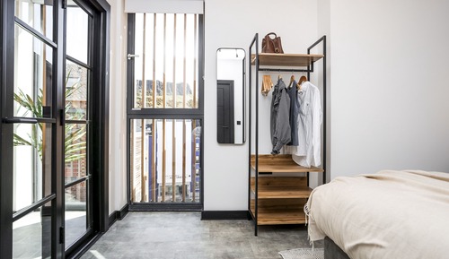 Apartamento, vistas al jardín