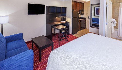Suite estudio, 1 cama de matrimonio grande con sofá cama (Mobility Accessible, Tub)