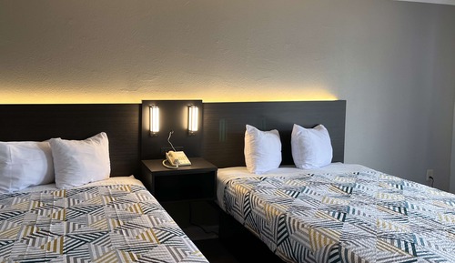 Habitación estándar, 2 camas de matrimonio, no fumadores, frigorífico y microondas