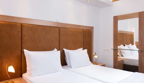 Habitación estándar con 1 cama doble o 2 individuales, vistas al jardín