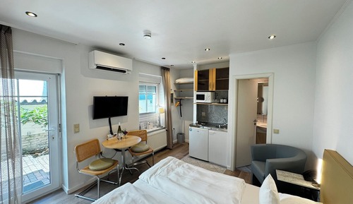 Habitación económica con 1 cama doble o 2 individuales, Aire acondicionado