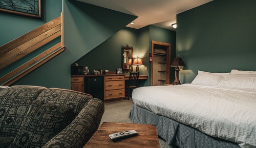 Suite Premium, varias camas, chimenea, vistas a la montaña (15)