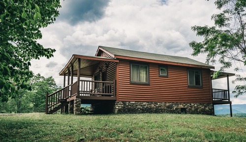 Cabaña tradicional, 1 cama de matrimonio grande, no fumadores, vistas a la montaña (23)