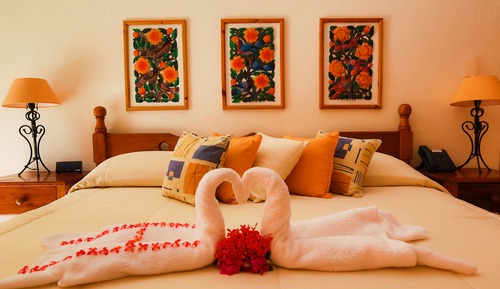 Habitación superior, 1 cama de matrimonio grande, no fumadores, vistas al jardín