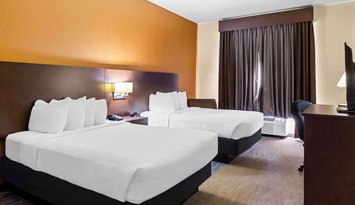 Habitación estándar, 2 camas de matrimonio, accesible para personas con discapacidad