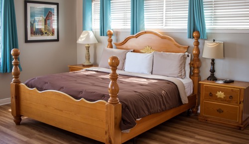 Habitación, 1 cama de matrimonio grande con sofá cama, frente al mar