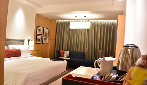 Habitación, 1 cama de matrimonio grande, accesible para personas con discapacidad, no fumadores