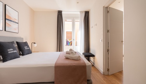 Apartamento, 1 cama de matrimonio con sofá cama (limehome Madrid Fomento | 1-Bedroom A)