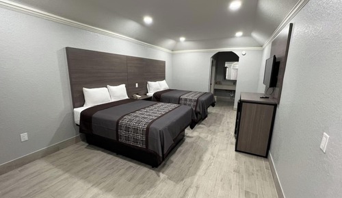 Habitación estándar, 2 camas de matrimonio, accesible para personas con discapacidad, no fumadores