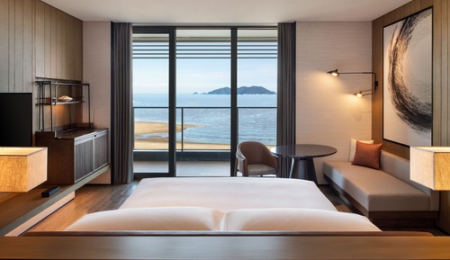 Habitación Deluxe, 1 cama de matrimonio grande, balcón, vistas al mar