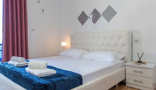 Habitación cuádruple, vistas al mar