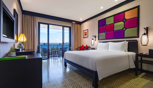 Habitación Deluxe, 1 cama de matrimonio, balcón (Ocean/Riverside View)