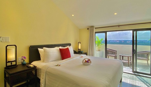 Habitación Deluxe, 1 cama de matrimonio, balcón (Rooftop Room, Riverside View)