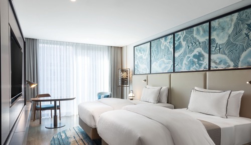 Habitación Deluxe, 2 camas individuales, no fumadores, vistas a la ciudad