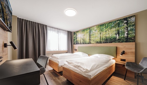 Habitación estándar con 1 cama doble o 2 individuales, 2 camas individuales