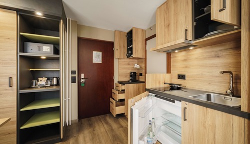 Apartamento estándar, 2 camas individuales, cocina básica