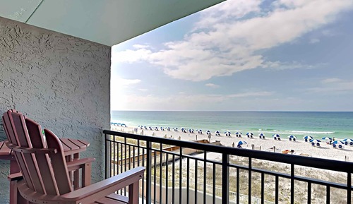 Apartamento, varias camas, balcón, vistas al mar