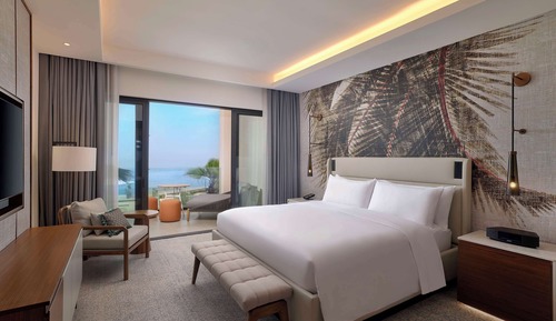 Habitación Deluxe, 1 cama de matrimonio grande, vistas al mar