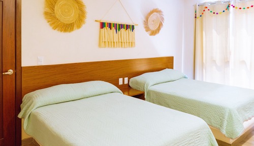 Habitación familiar, 2 camas de matrimonio