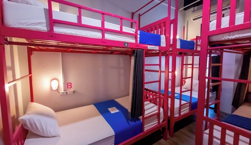 Bed in 8-Bed Mixed Dormitory Room
