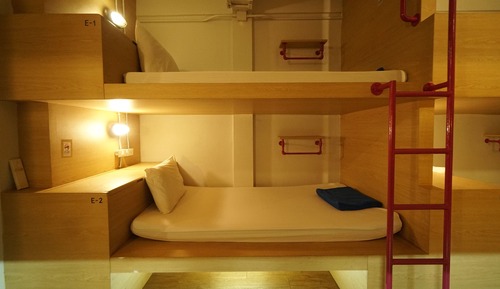 Bed in 6-Bed Bunk Room