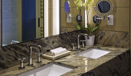 Habitación Deluxe, 2 camas de matrimonio, vistas al mar