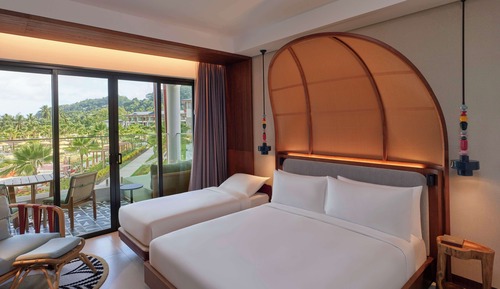 Habitación Deluxe, 1 cama de matrimonio grande, balcón, vistas al jardín