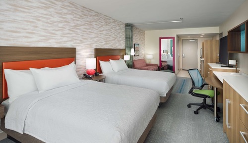 Suite estudio, 2 camas de matrimonio