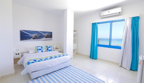 Habitación con 1 cama doble o 2 individuales, 1 habitación, vistas al mar