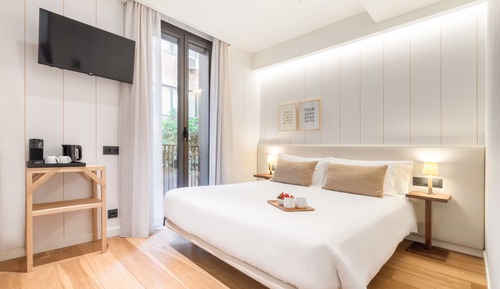 Habitación con 1 cama doble o 2 individuales