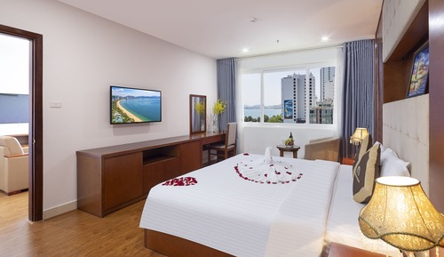 Suite de lujo, 1 habitación, no fumadores, vistas a la playa