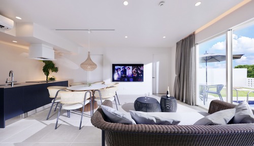 Villa ejecutiva, 2 habitaciones, piscina privada