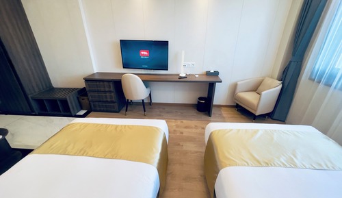 Habitación superior con 2 camas individuales, 2 habitaciones, vistas al mar