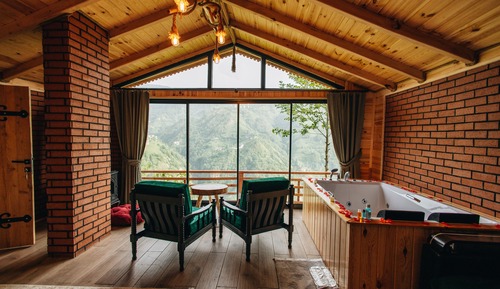Suite estudio de lujo, bañera de hidromasaje, vistas al río