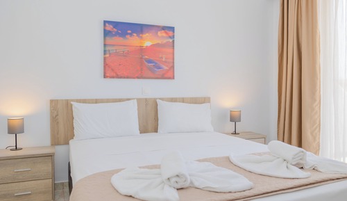 Habitación Deluxe doble, vistas parciales al mar