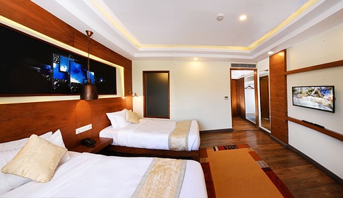 Habitación Deluxe con 2 camas individuales, 2 habitaciones, no fumadores, vistas a la ciudad