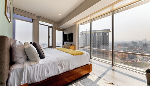 Apartamento Deluxe, 2 habitaciones, Aire acondicionado, vistas a la ciudad