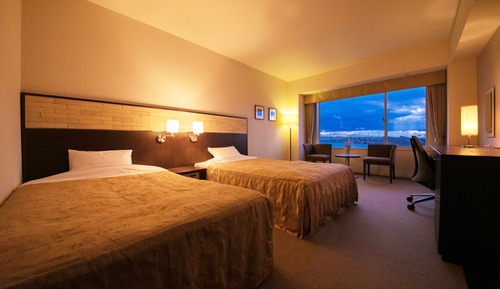 Habitación estándar con 2 camas individuales, no fumadores, vistas al mar (Main Building)